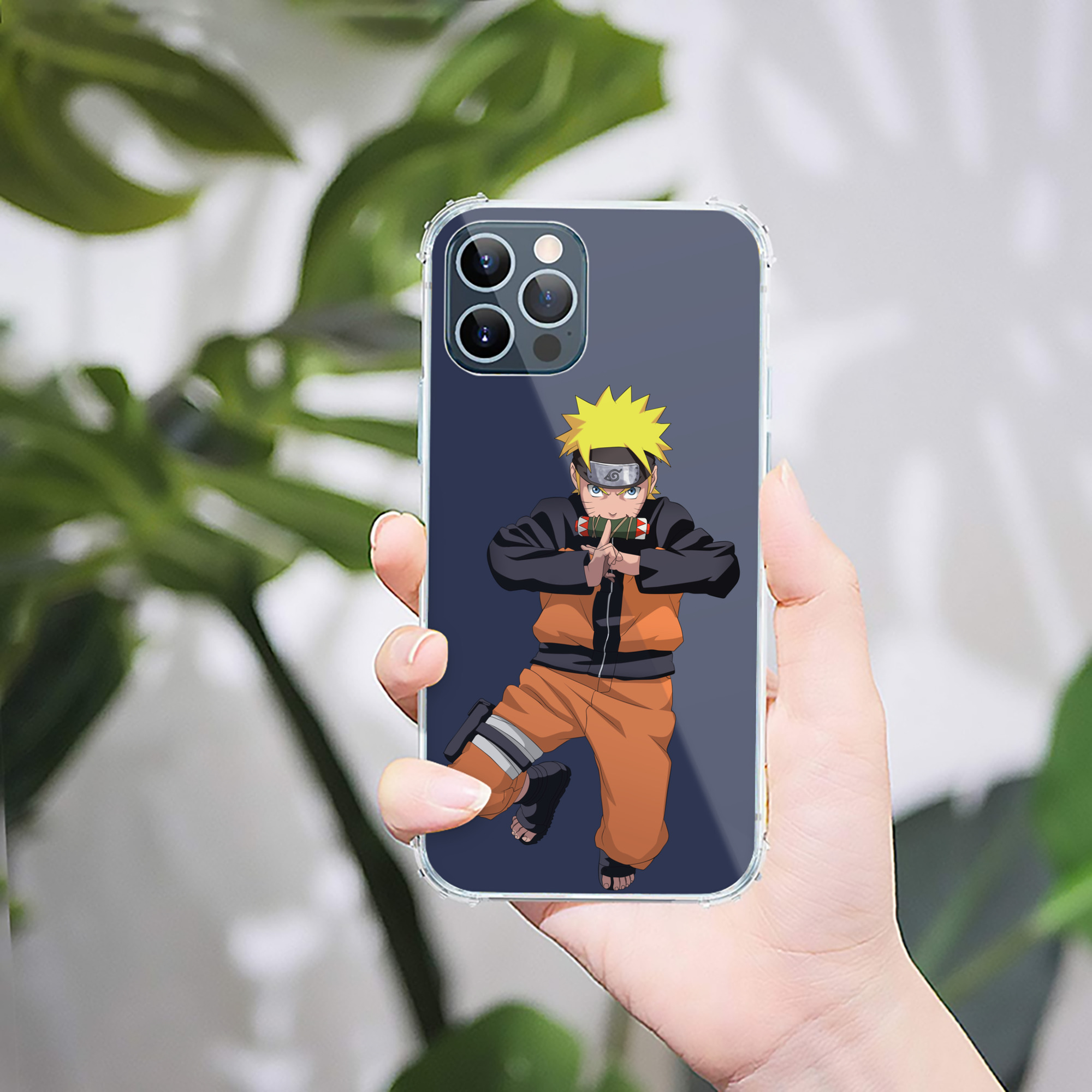 （画像用） NARUTO -ナルト- うずまき ナルト Uzumaki Naruto 【iPhone 12シリーズ対応】透明スマホケース（クリアソフトケース）